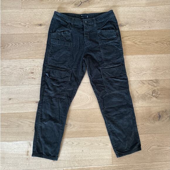 ASOS Design Men’s - Utility Cargo Pants in Dark Greenish Brown - Picture 1 of 4